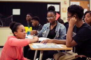 Two hundred students are expected to be mentored this semester through December. (Photo courtesy of Teach For America)