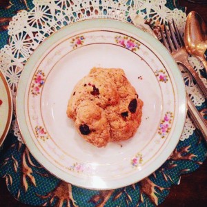 A cranberry scone at British Tea Room is just one of many delectable options.