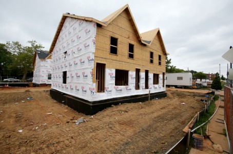 Construction continues on the redevelopment of The Flats in Wilmington, Saturday July 18, 2015. (Photo by Tim Hawk)