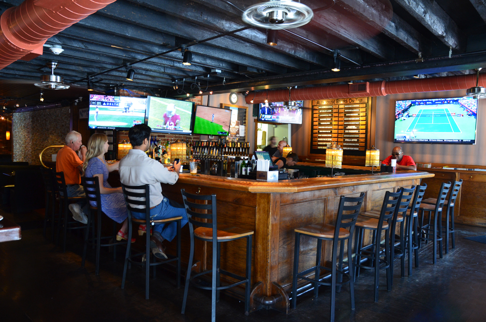 The bar at Washington Street Ale House, which has undergone some cosmetic makeover.