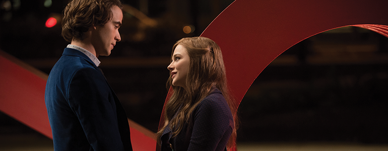Jamie Blackley as Adam and Chloe Grace Moretz as Mia Hall in If I Stay, a Warner Bros. Pictures release. (Photo by Doane Gregory)