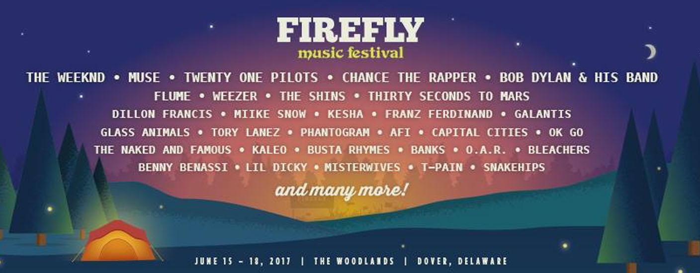 ANNOUNCED Firefly 2017 Lineup Out & About Magazine